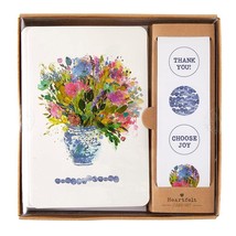 Creative Brands Heartfelt Collection-Boxed Set Thank You Cards with Stickers and - $22.00