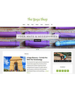 [NEW DESIGN] * YOGA * store blog website business for sale turnkey AUTO ... - $174.24 CAD