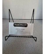 Special Moments Small Metal Display Easel Black Tone - $14.80