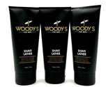 Woody&#39;s For Men Shave Lather Moisturizing Shave Cream 6 oz-3 Pack - £34.84 GBP