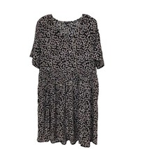 Shein Floral Dress Womens Size XL V-Neck Pullover Short Sleeves Lightweight - £9.41 GBP
