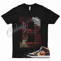 BLESSED T for 1 Mid Tartan Tan Black Red Plaid Shirt To Match Low High - £18.44 GBP+