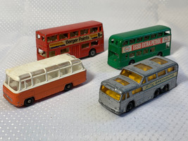 Matchbox by Lesney Lot of Diecast Vehicles 1:64 Bus Ads Berger Paints Esso  - £23.66 GBP