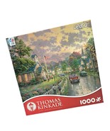 Ceaco Thomas Kinkade 1000 Piece Puzzle Morning Pledge 2015 USA 27&quot; x 20&quot;... - $19.79