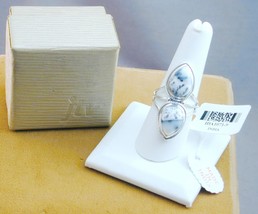 Gorgeous Arya Dendrite Dendretic Opal Ring New In Box LARGE Size 9 - $137.15 CAD