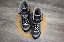 Firestar Shoe Youth Kids 4 Black Gray Roller Derby Quad Skates Lace Up - $24.73