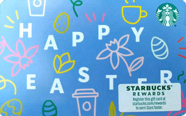 Starbucks 2022 Happy Easter Recyclable Gift Card New No Value - £1.59 GBP