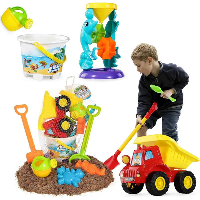 Baby Children Beach Sand Castle Sandbox Bucket Shovel Toddlers Playa Summer Toys - £9.56 GBP+