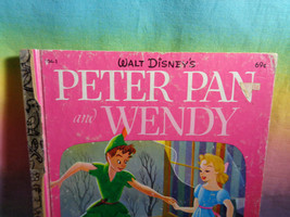 Vintage 1979 Disney&#39;s Peter Pan and Wendy Book Hardcover - $3.35