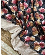 EXCLUSIVE PURE TUSSAR SILK SAREE WITH EMBROIDERED CUTWORK BORDER SAREE W... - $95.00