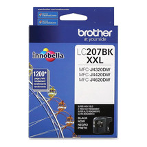 Brother LC207BK XXL Innobella Super High-Yield Ink, Black Exp 11/2023 - £19.43 GBP