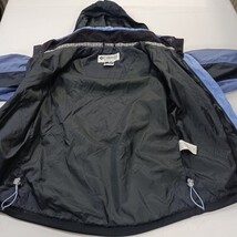 Columbia XL7596  Women's M Black/Blue Interchange Full Zip Hidden Hoodie Jacket image 6