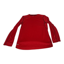 Starter Youth Boys Red Long Sleeved Dri-Star Crew Neck T-Shirt Top Size  XL - $14.03
