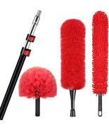 20 Foot High Reach Dusting Kit With Telescopic Pole Outdoor &amp; Indoor Ext... - £45.11 GBP
