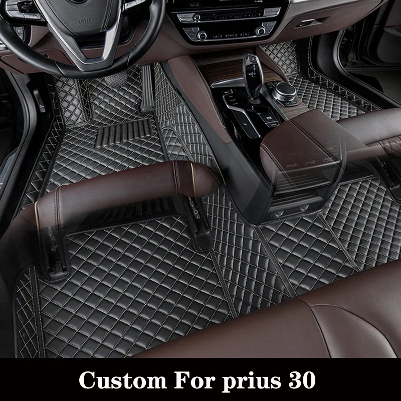 Custom Car Floor Mat For Toyota Prius 30 2012 2013 2014 2015 2016 2017 Non-Slip - $32.60+