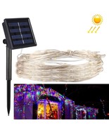 Solar Panel 200LED Colorful String Lights Outdoor for Christmas, New Yea... - $42.00