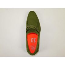 Men's TAYNO Shoes Soft Micro Suede Slip-on Loafer THE CAPRIO S Green image 8