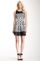 Eva Franco Kindra Dress Sz 0 Black White - $98.21