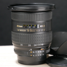 Nikon Af 18-35MM 1:3.5-4.5 D Dslr Wide Angle Camera Lens *EXCELLENT/TESTED* !! - $123.70