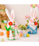 New Set Easter Faceless Gnome Rabbit Spring Decoration - $28.70