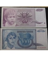 Two Yugoslavia Notes - $3.95