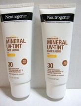 Neutrogena Purescreen Mineral UV Tint Face Liquid Medium Deep Exp 12/2024 Lot 2 - $11.40