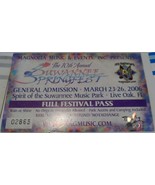Suwanee Music Park Ticket Stub Collection 2000-06 MagnolliaFest Live Oak... - €16,89 EUR