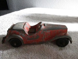 Vintage Hubley Kiddie Die-cast 1950 Red MG Roadster as is - £11.79 GBP
