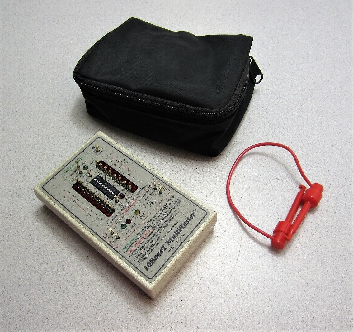10BaseT MultiTester Cable Tester w/ Case - $13.08