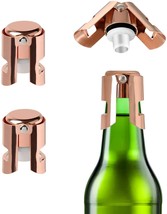 Champagne Sealer Stopper, Ecoyes Stainless Steel Sparkling Wine Bottle Plug Seal - £2.58 GBP