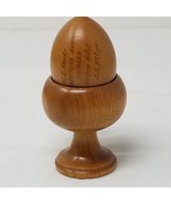 New Zealand Kauri Egg Carved Display Cup Waimimiha 44500 Years Carbon Da... - £22.62 GBP