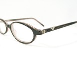 Valentino Dark Brown Marbled Eyeglasses Frame Women 48-16-135 5216 635 RX  - $34.64