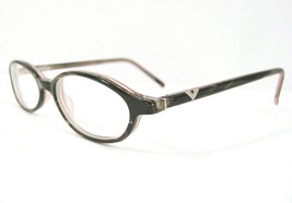 Valentino Dark Brown Marbled Eyeglasses Frame Women 48-16-135 5216 635 RX  - £27.68 GBP