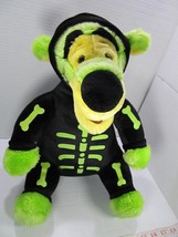 Disney Store Exclusive Tigger Skeleton Green Halloween Plush Winnie the ... - $23.38
