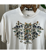 Vintage 90s 1995 Fruit of the Loom Southwestern Aztec Print Unisex L - $335.51 MXN
