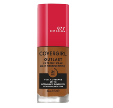 CoverGirl Outlast Extreme Wear Liquid Foundation #877 Deep Golden - $6.81