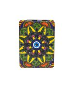 Evil Eye Mandala Kaleidoscope Peacock Cosmetic Mirror - $154.17 MXN