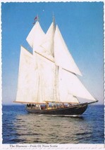 Postcard Pride Of Nova Scotia Bluenose II - $2.96