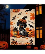 Halloween Dachshund Garden Flag – 12x8 – Skeleton Costume with Pumpkins ... - $220.51 MXN