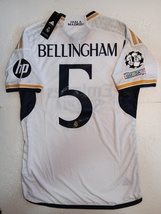 Jude Bellingham Real Madrid UCL Final Match White Home Soccer Jersey 2023-2024 - $90.00