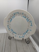 Vintage Blue Heaven MCM Serving Platter Plate Royal China 10 1/2&quot; Round - $15.95