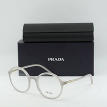 PRADA PR09WV TWH1O1 Transparent Grey 50mm Eyeglasses New Authentic - £93.76 GBP