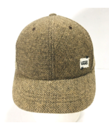 Hat Fitted 7 1/4&quot; VANS Brown/Black Tweed Wool - $610.54 MXN