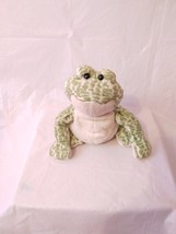 GANZ Green &amp; White Spotted Frog Plush HM142 - £4.81 GBP