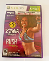 Xbox 360 Zumba Fitness Rush with Catalog E for Everyone Game Disc Micros... - $7.91