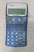 Sharp EL-531W Advanced D.A.L. Scientific Calculator Translucent Blue  - $10.03