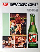 7up - Bottled Soda You like it-it likes you-Where there action 1965 VTG ... - $11.54 CAD
