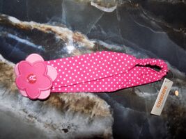 Gymboree Headband Pink Polkadot One Size Girl's NEW - $7.20