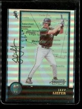 Vintage 1998 Bowman Chrome Refractor Baseball Card #117 Jeff Liefer White Sox - £11.56 GBP