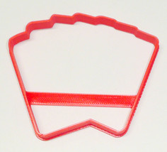 6x Royal Flush Card Fan Fondant Cutter Cupcake Topper 1.75 IN USA FD3386 - £5.50 GBP